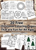 20 Free Christmas Coloring Pages for All Ages