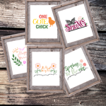 Free Spring Printable Wall Hangings (5 pages)