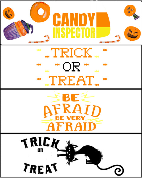 Halloween Bookmarks {Set of 4}