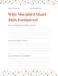 Why Should You Start a Business Printable