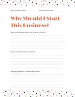 Why Should You Start a Business Printable