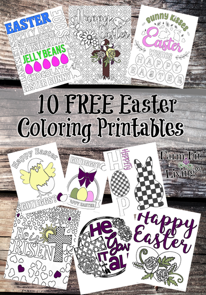 10 FREE Easter Coloring Printables