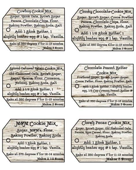 Cookie in a Jar Label Collection – Farm Fit Living